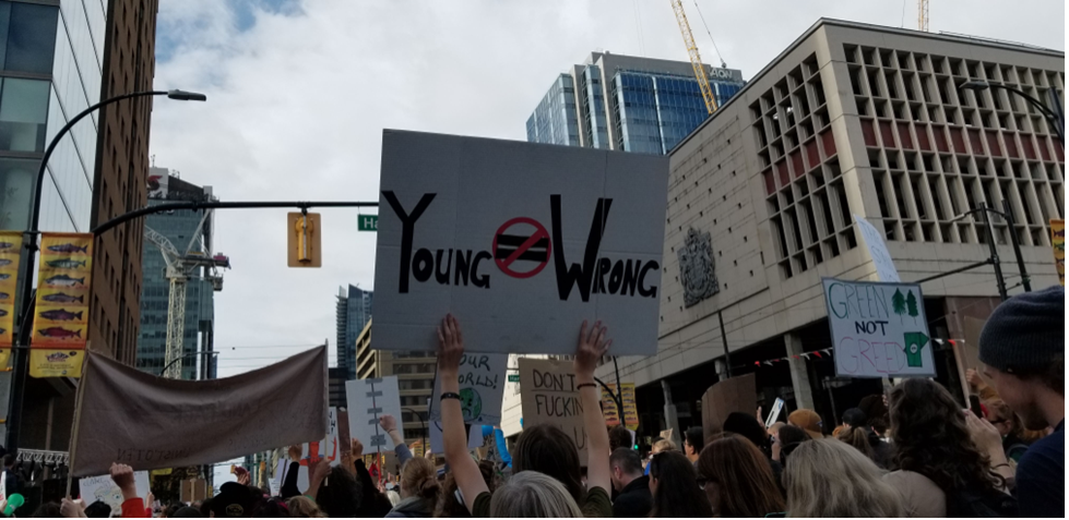 Sign say young is not equal to wrong