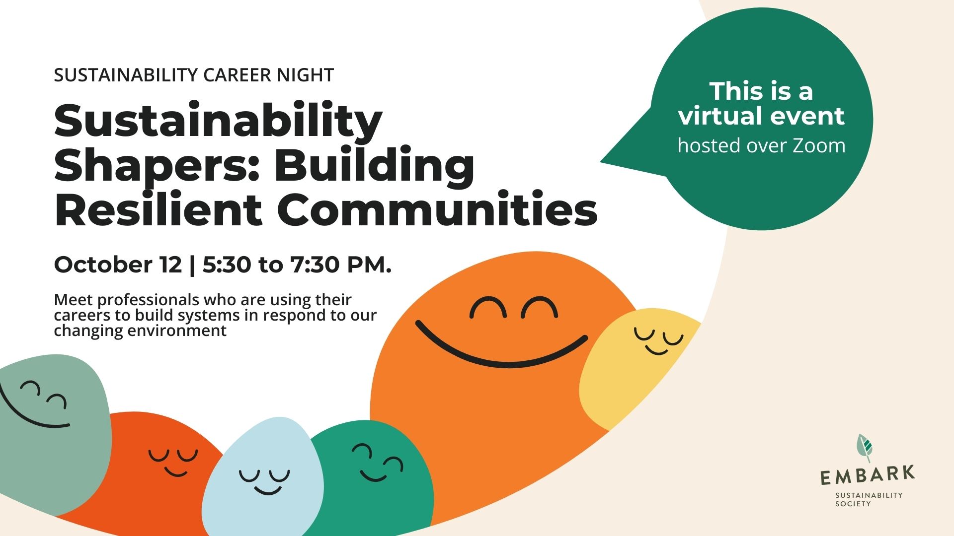 Sustainability Shapers: Building Resilient Communities - Sustainability  Career Night