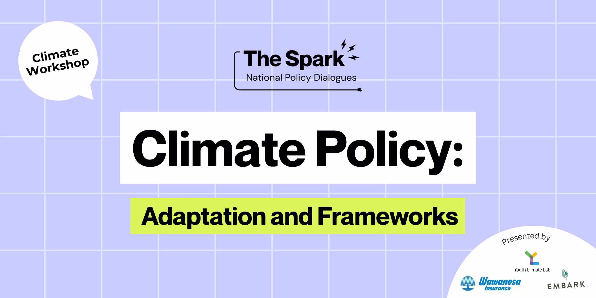 A banner for Embark's Climate Workshop titled "Rooted in Consent", foregrounded by a collage of climate equity and food justice-themed zines. Calendula and lavender decorate opposite corners. The logo of the event partner, "SFU Sexual Violence Prevention Office", appears next to Embark's logo in the bottom right corner.